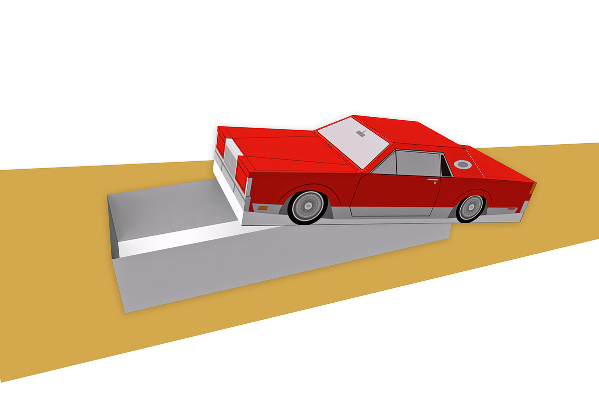 DIY car favor box - 3d papercraft, a Templates & Theme by PAPER amaze (Photo 1 of 4)