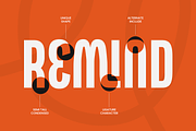 Millow - Condensed Unique Logo Font, a Sans Serif Font by Sensatype (Thumbnail 11 of 13)