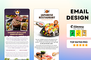 Mailchimp template for restaurants, an Email Template by Nivindesign (Thumbnail 1 of 2)