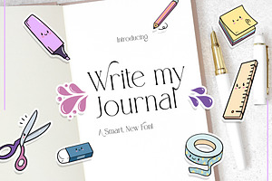 Write My Journal Font