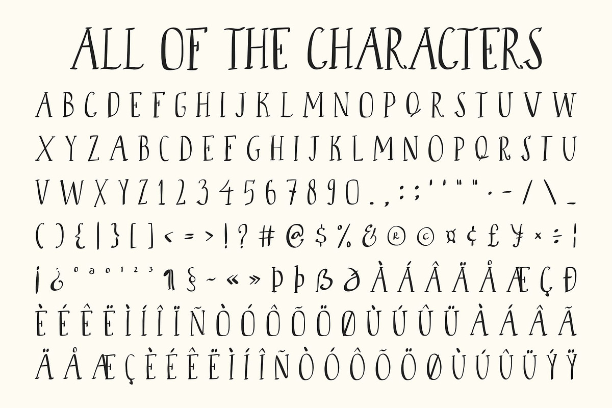 CS Roast – Whimsy Handwritten Font, a Handwritten Font by Craft Supply Co. (Photo 8 of 8)