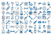 Automobile Parts Icons Pack, an Icon by Vector Portal (Thumbnail 4 of 5)