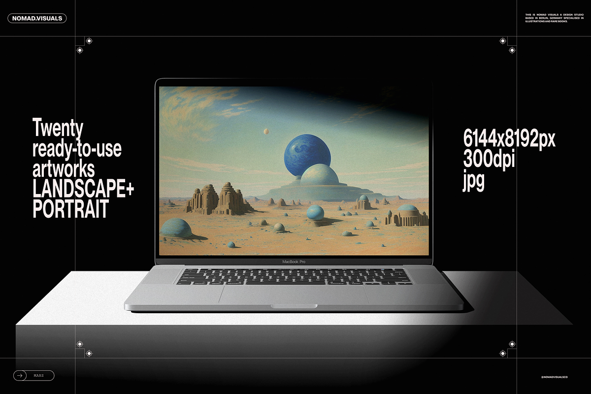 Ancient Mars Illustrations, a Background Graphic by Nomad Visuals (Photo 11 of 15)