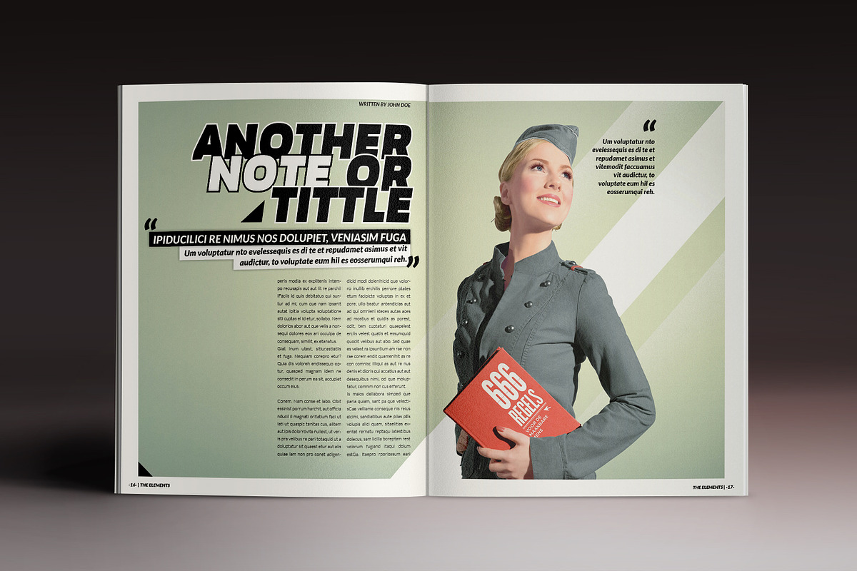 The Magazinia Indesign Template, a Magazine Template by Luuqas Design (Photo 9 of 12)