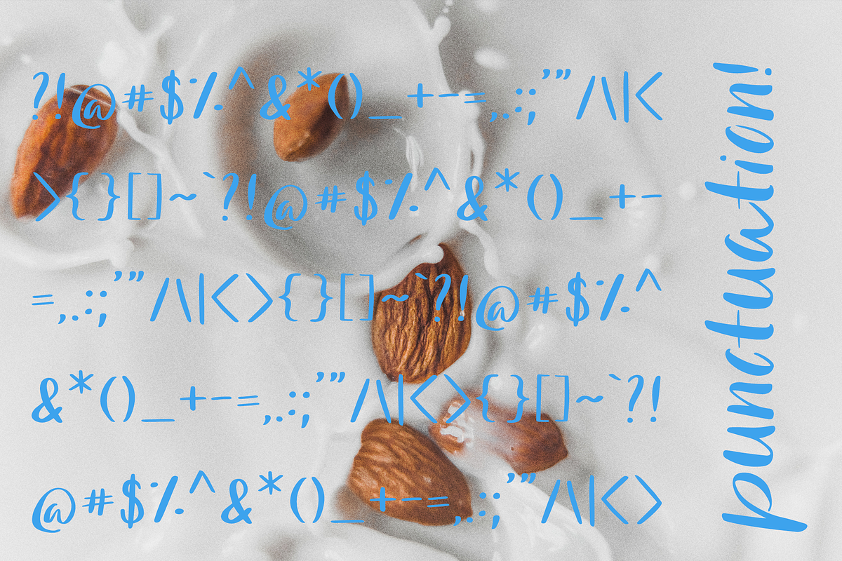 Almond Milk | Creamy Script Font, a Script Font by mina (Photo 5 of 5)