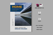 Real Estate Magazine Template, a Magazine Template by xtratimebd (Thumbnail 1 of 4)