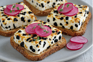 Watermelon radish, cream cheese, and, a Food & Drink Photo by ZinetroN