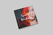 Square Brochure Mockup, a Mockup by DxSLEX (Thumbnail 2 of 5)