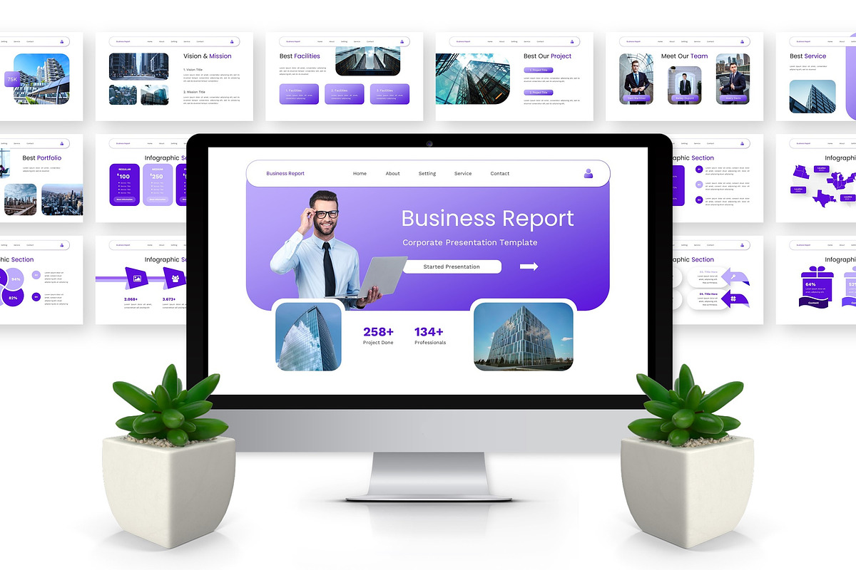 Business Report - Corporate Key preview 5