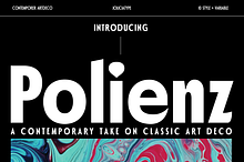 Polienz | Artdeco Font