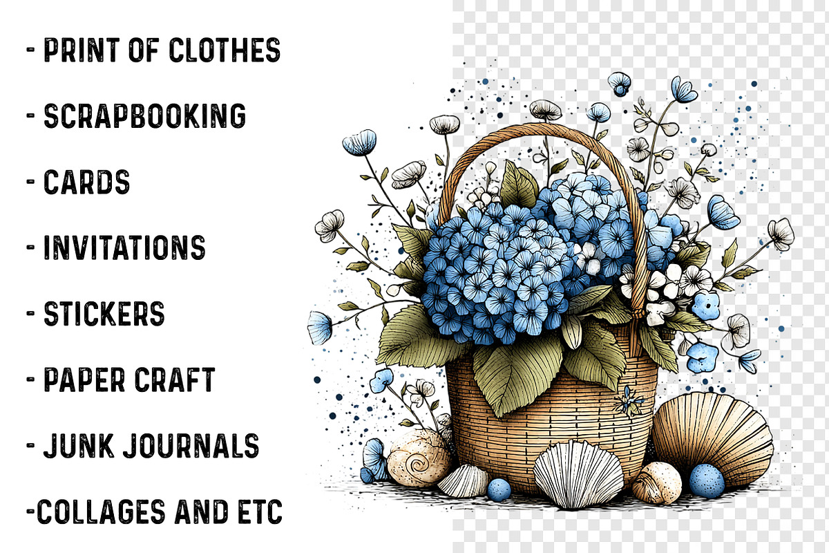 Whimsical Coastal Clipart, an Illustration by SinaCreation (Photo 5 of 7)