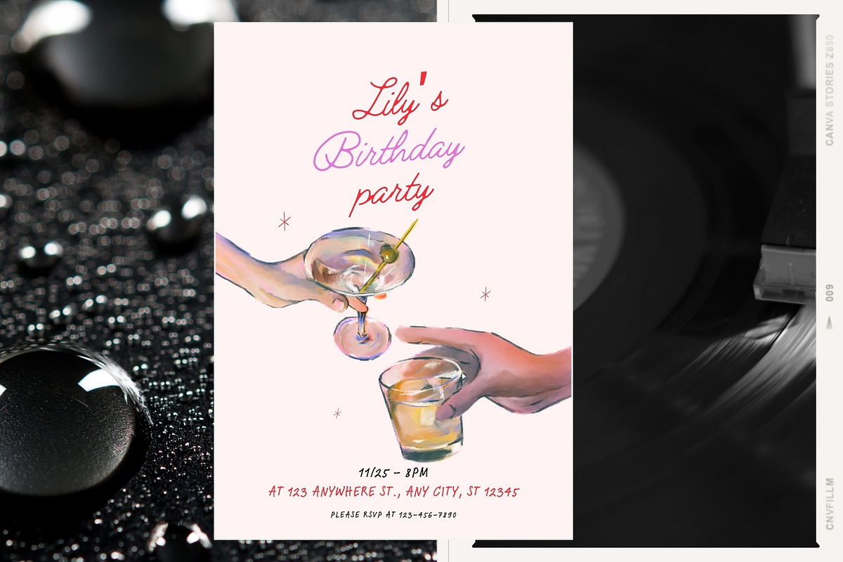 Birthday Invitation Templates, an Invitation Template by Pixels By V (Photo 5 of 6)