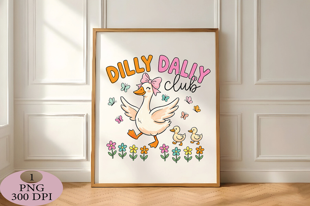 Dilly Dally Duck PNG, an Illustration by Daily.Designs (Photo 5 of 5)