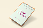 Floating Clipboard Menu Mockup, an Advertising Mockup by graphypix (Thumbnail 1 of 4)
