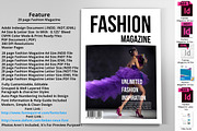Fashion Magazine Template, a Magazine Template by MithunLekson (Thumbnail 1 of 6)