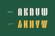 Answell - Bold Stencil Typeface, a Sans Serif Font by Imoodev (Thumbnail 4 of 5)