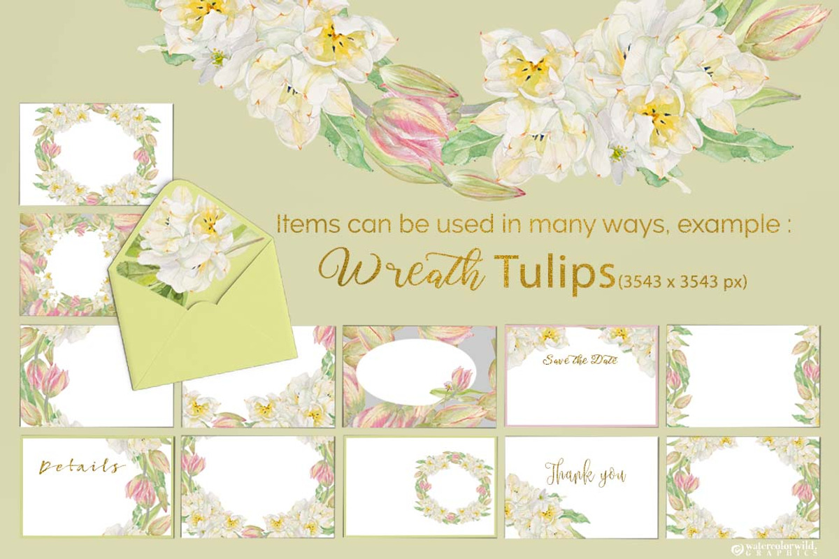 PINK TOOLBOX-70+DesignElements, an Illustration by watercolorwild.graphics (Photo 12 of 13)