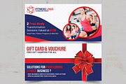 Fitness gift Vouchure, a Card Template by AfzaalGraphics (Thumbnail 1 of 3)