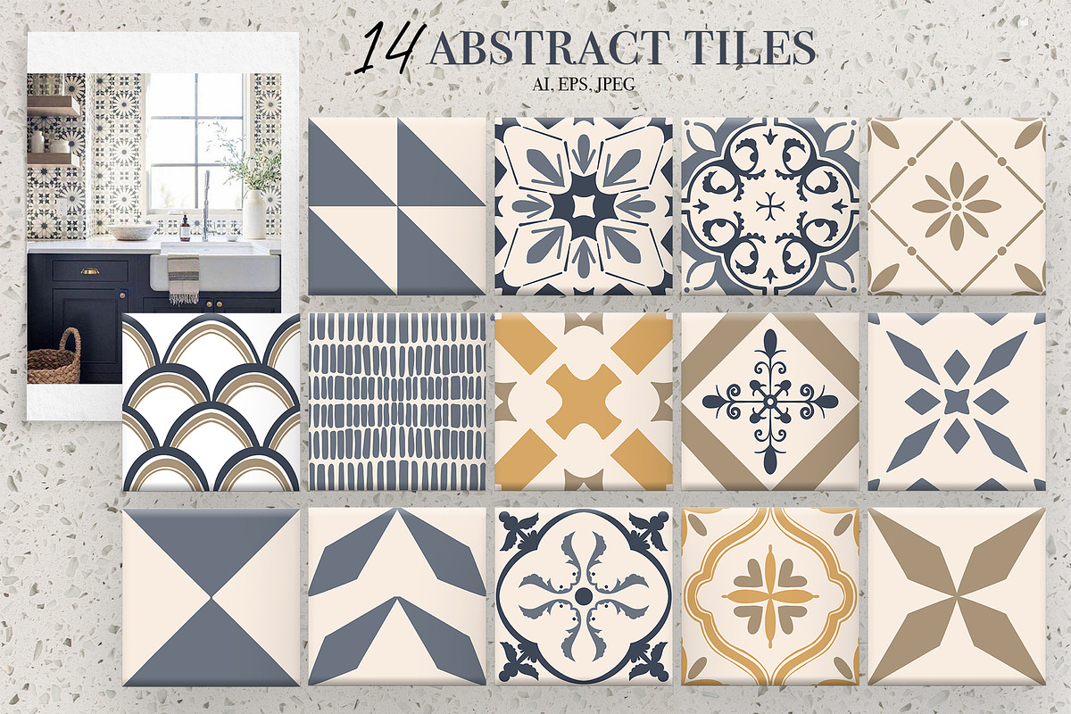 Abstract Kitchen vector clipart, a Decorative Illustration by ArtPavo (Photo 7 of 13)