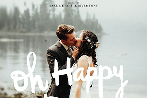 Script Font Take Me To The River