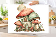 4th of July Mushroom House Bundle., a Finance Illustration by SVGArt (Thumbnail 8 of 9)