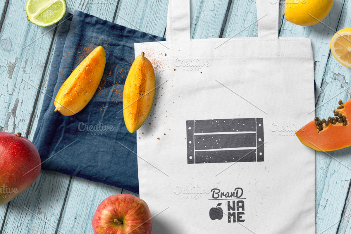 4 Fruit Logos, a Branding & Logo Template by Zhemchuzhina (Photo 2 of 4)