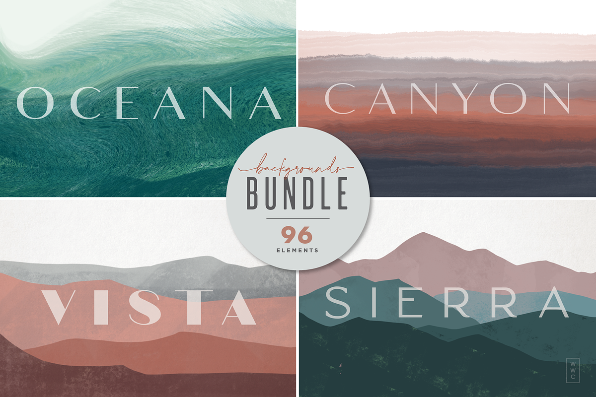BUNDLE - 96 Backgrounds, a Background Graphic by Opal Creative (Photo 1 of 19)