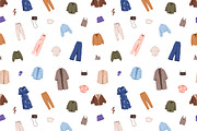Modern clothes seamless patterns, a Pattern Graphic by Good Studio (Thumbnail 4 of 8)