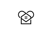 Modern Love with House Logo, a Branding & Logo Template by Luxury Logos (Thumbnail 3 of 4)