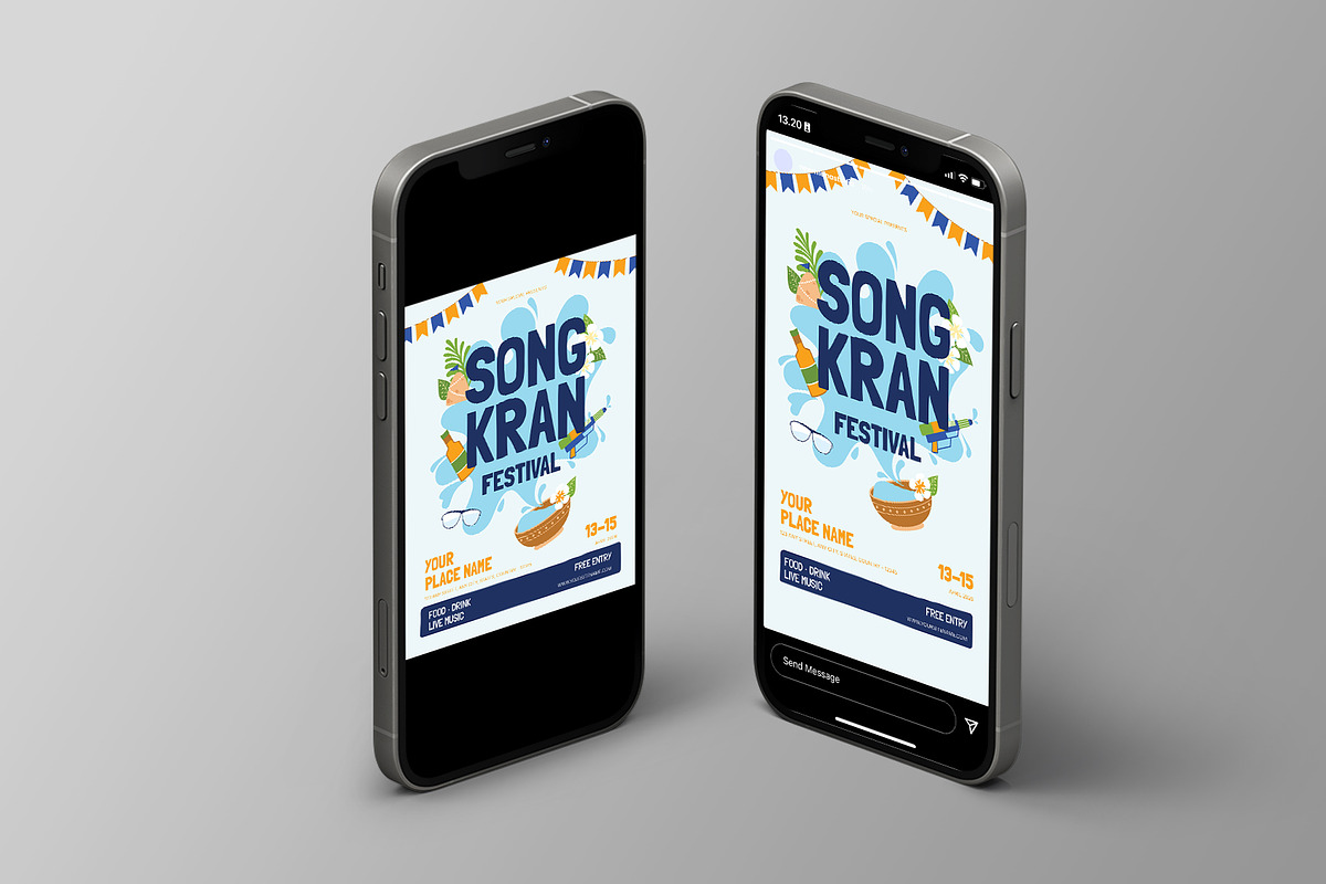 Songkran Festival Flyer, a Flyer Template by Neermana (Photo 4 of 4)