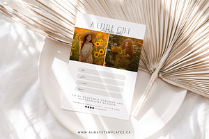 Photography Gift Certificate GIC041