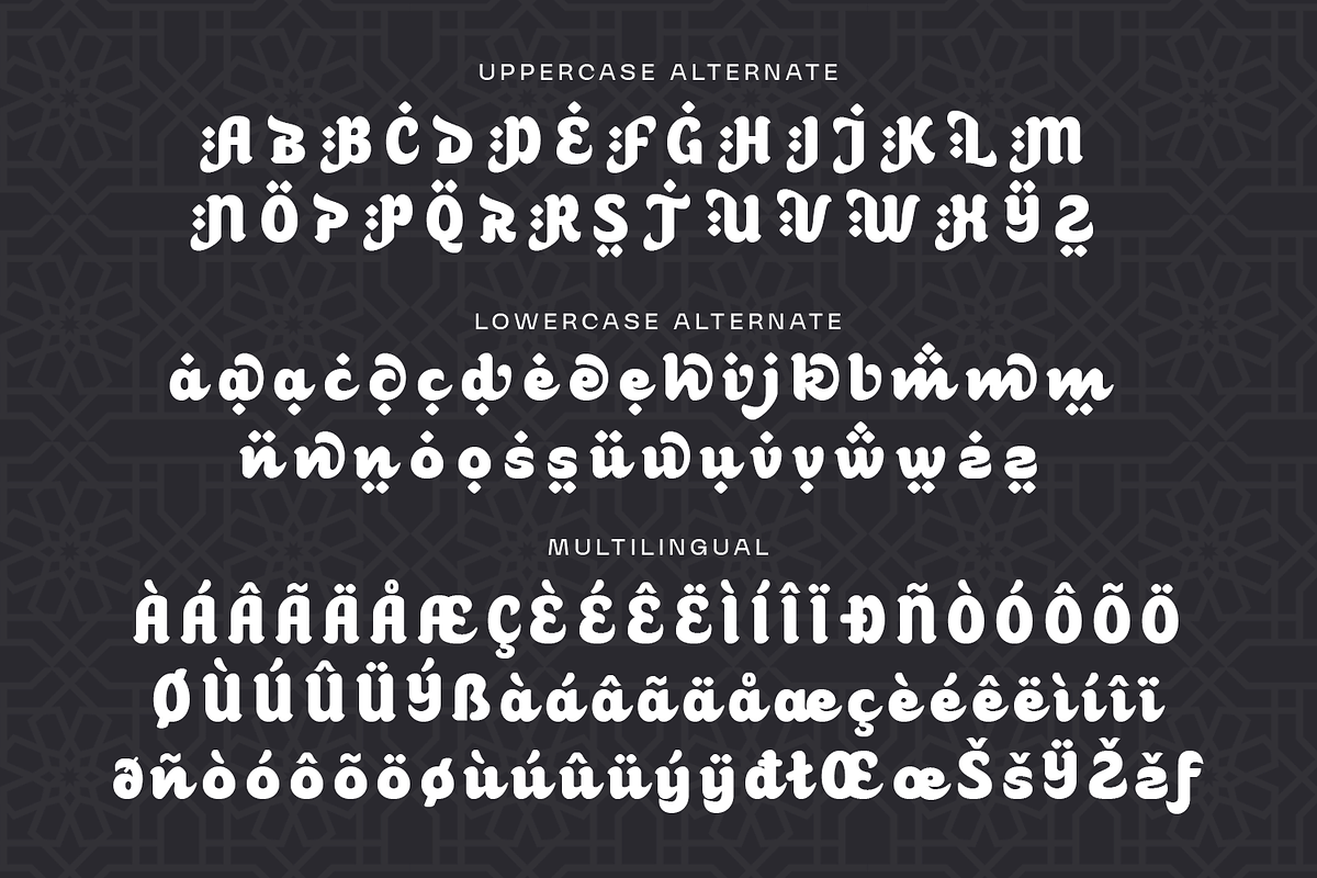 Dzulhijjah, a Font by Wildan Type (Photo 3 of 8)
