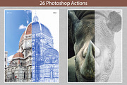 26 Ps Actions, an Action Add-On by DesignThor (Thumbnail 1 of 5)