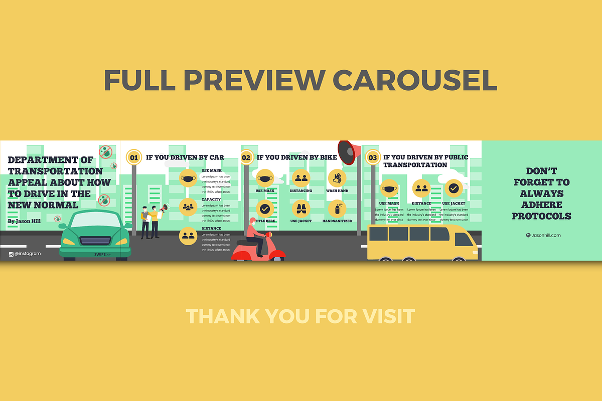 New normal protocol ig carousel, a Social Media Template by rivatxfz (Photo 3 of 3)