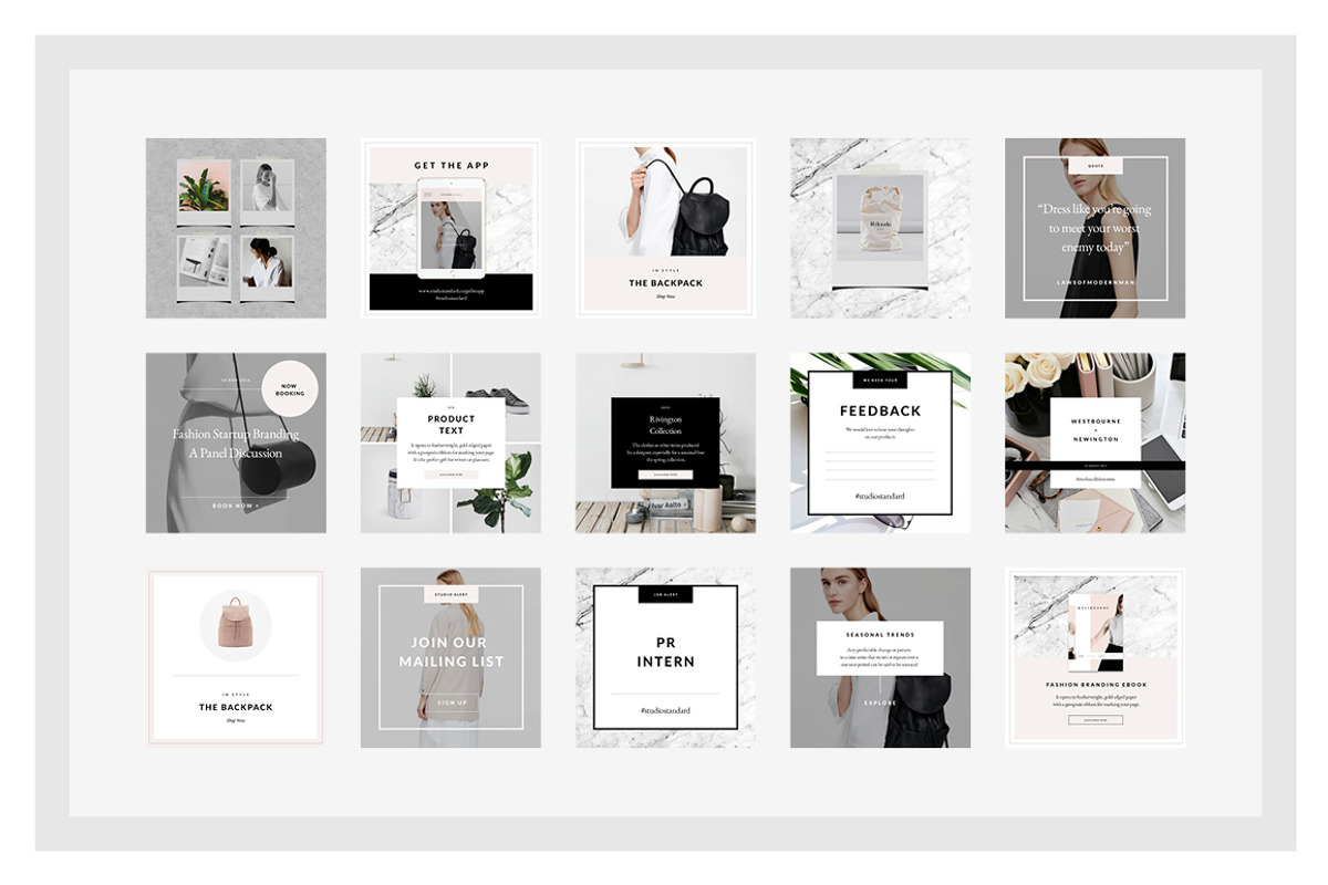 Lifestyle Social Media Pack, a Social Media Template by Studio Standard (Photo 3 of 7)