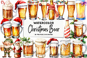 Christmas Beer Sublimation, an Illustration by DreamArtGraphic (Thumbnail 1 of 5)