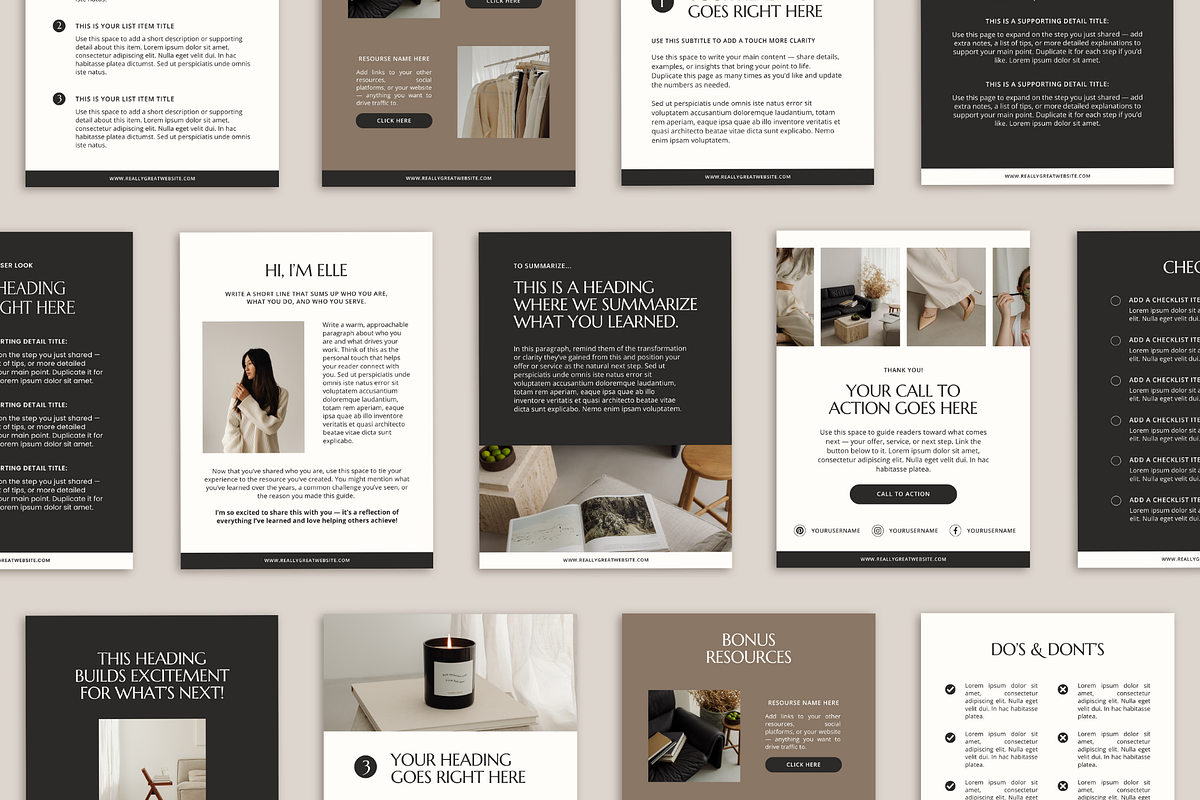 Lead Magnet Template | Canva, a Marketing Template by Rosetta Lane Design (Photo 2 of 8)