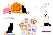 Fall season: Halloween is coming!, a Seasonal Illustration by Ruslana Lubenets (Thumbnail 3 of 17)