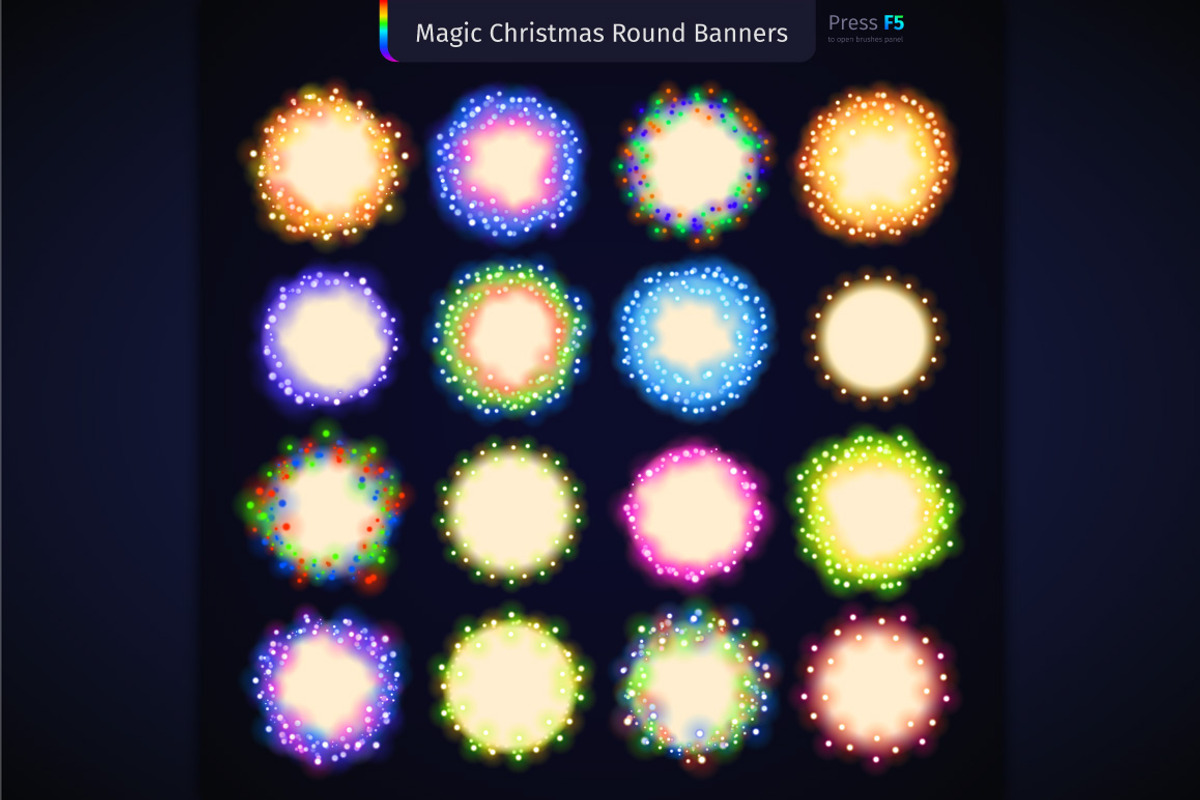 Magic Christmas Lights, a Brush Add-On by Voysla's Shop (Photo 10 of 14)