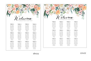 Wedding Seat Chart Template