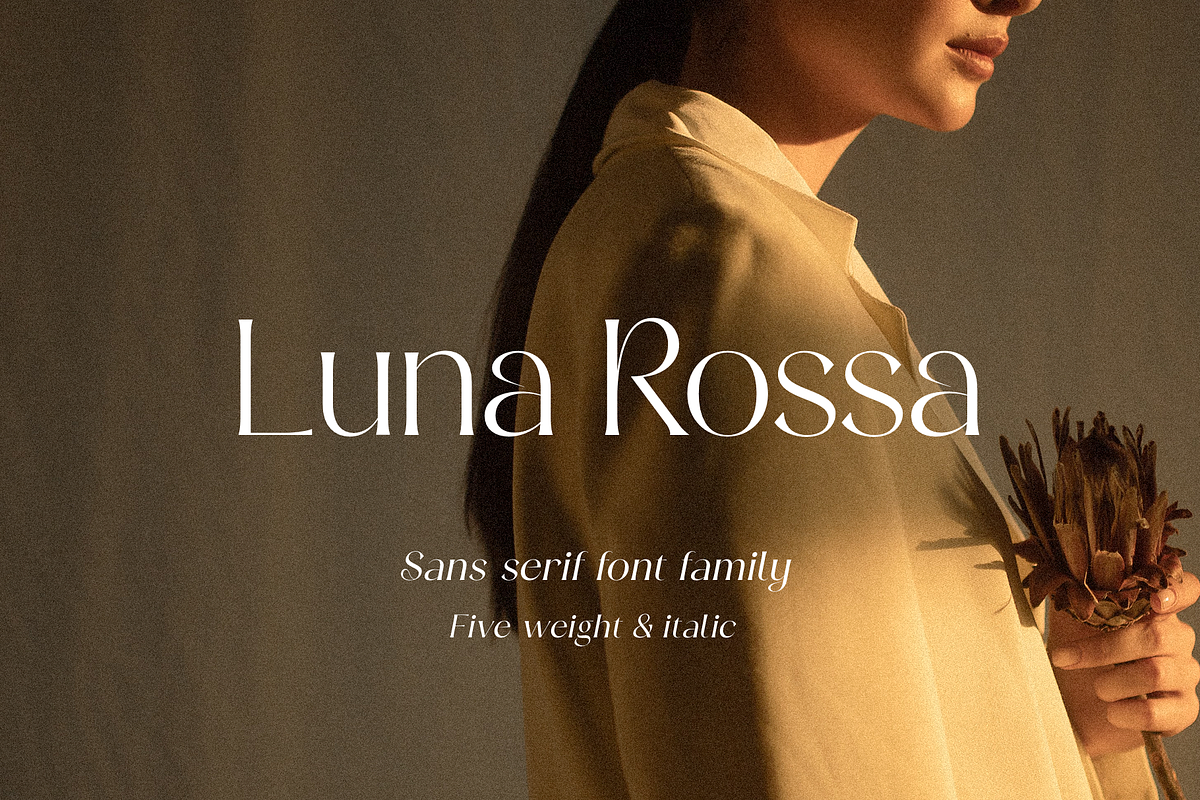 Luna Rossa, a Sans Serif Font by Larin Type Co. (Photo 1 of 16)