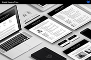 Resume Bundle - Save 60%, a Resume Template by ikono.me (Thumbnail 9 of 11)