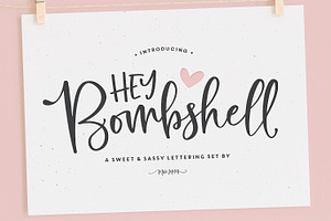 Hey Bombshell Font Family