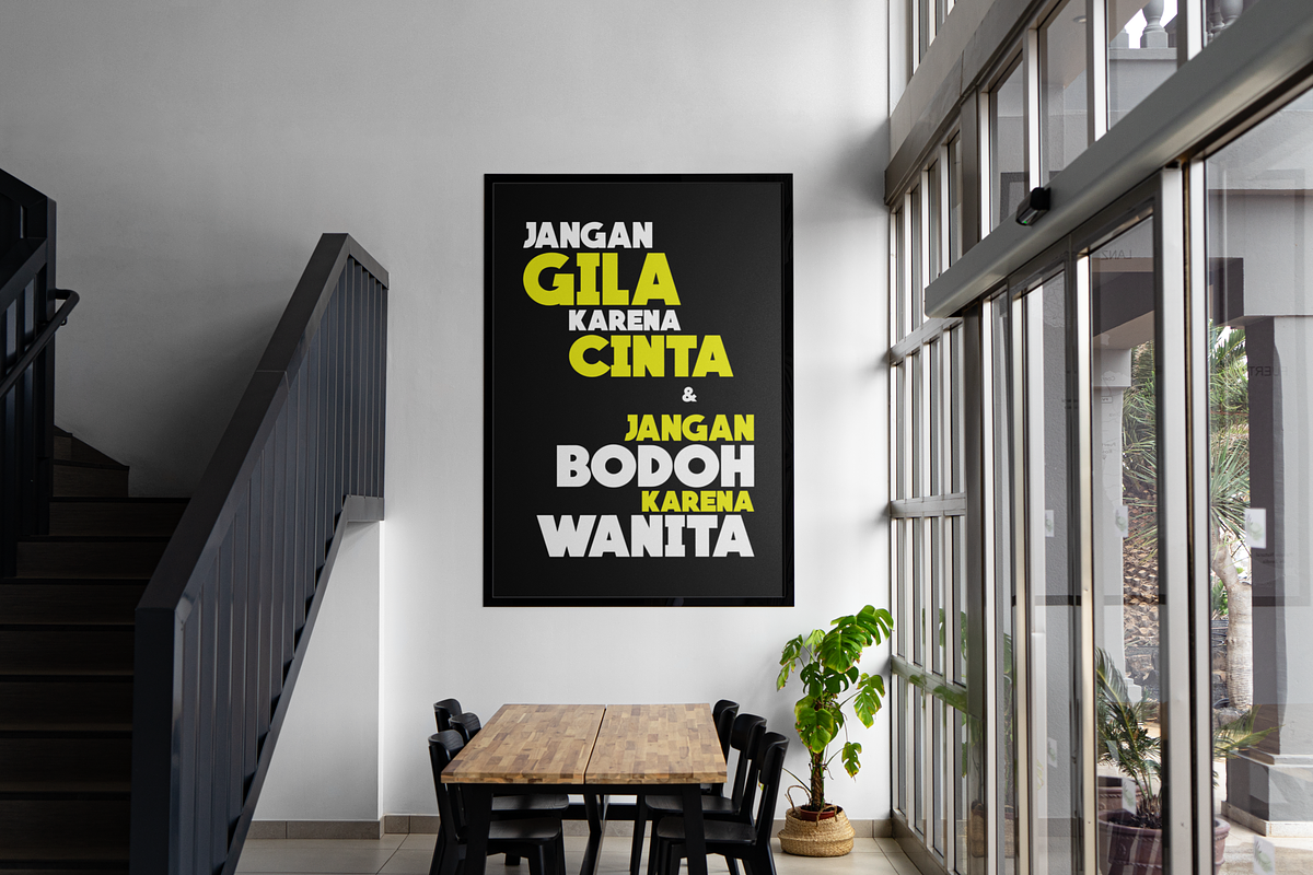Wall Decoration Poster Design, a Poster Template by Al Pavo Studio (Photo 1 of 3)