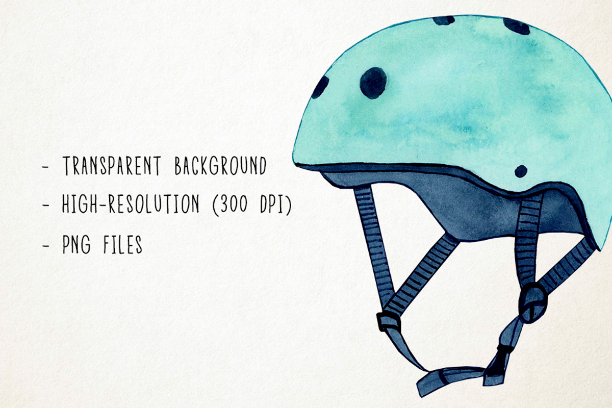 Watercolor Skate Clipart, Skateboard, an Object Graphic by Paulaparaula (Photo 3 of 3)