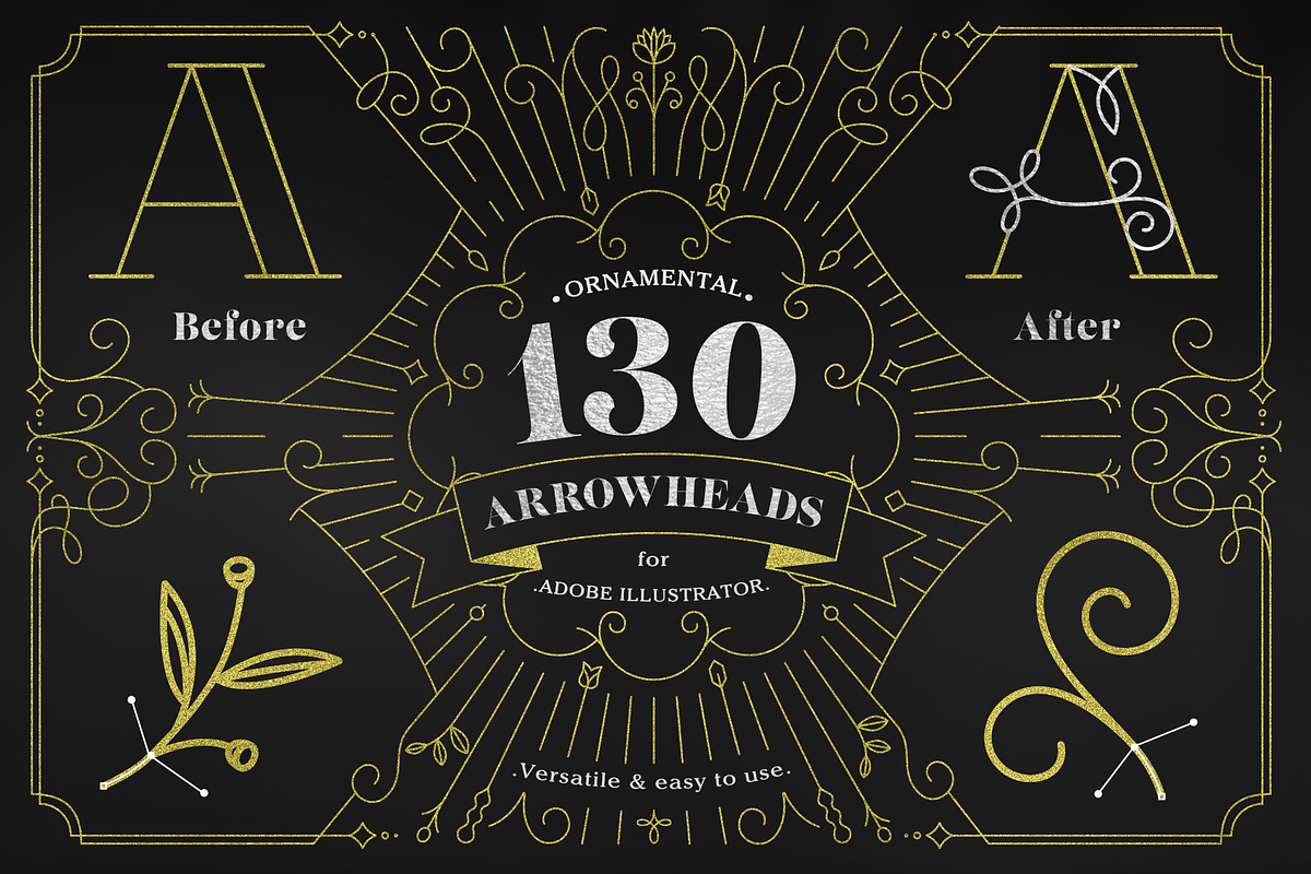 Arrowheads Ornaments for Ai, a Graphic by Ouss Mezher (Photo 1 of 16)