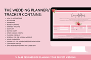 Wedding Planner Spreadsheet, a Templates & Theme by SunshineStudioBoutique (Thumbnail 2 of 10)