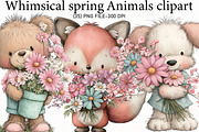 whimsical spring Animals clipart, an Illustration by Designworld (Thumbnail 1 of 7)