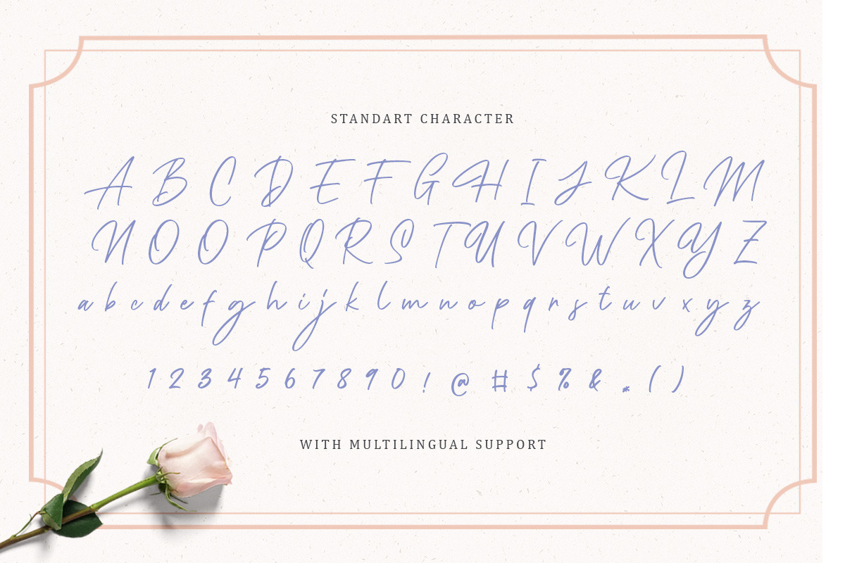 Delgian - Handwritten Script Font, a Script Font by Littlehand (Photo 7 of 9)
