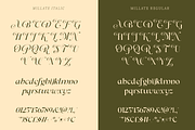 Dh Milate - 16 Beauty Elegant Family, a Serif Font by Dharmas Foundry (Thumbnail 16 of 17)